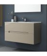 Mueble + Lavabo VISION 60 Moka 2 Cajones