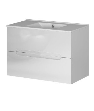 Mueble + Lavabo VISION 80 blanco mate