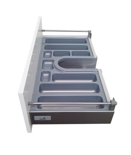Mueble + Lavabo VISION 80 Grafito 3 Cajones