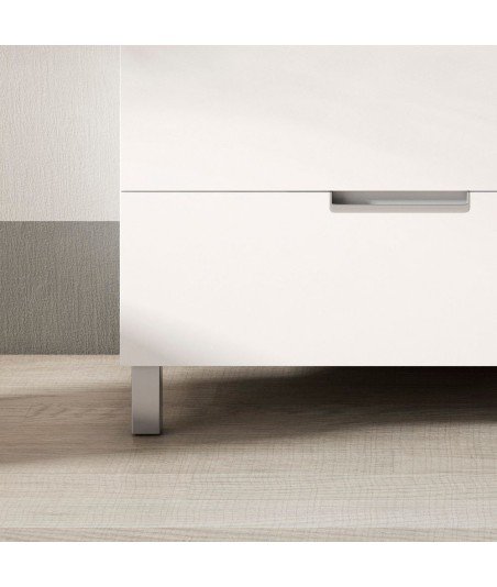 Mueble + Lavabo VOLGA 80 blanco brillo