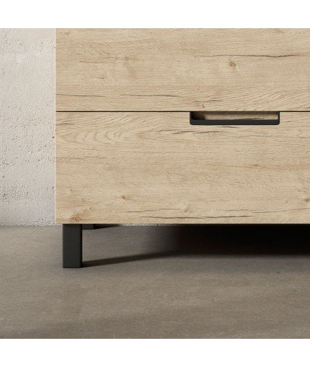 Mueble + Lavabo VOLGA 80 roble Claro