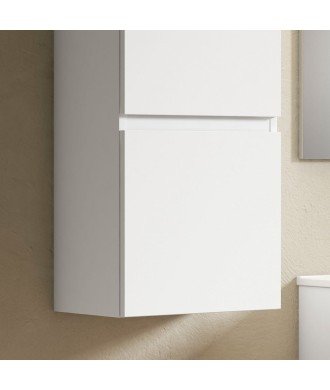 Mueble auxiliar baño blanco | Mamparas Blau