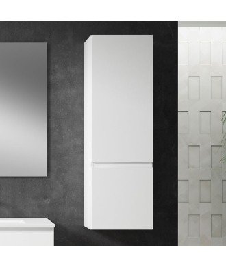 Mueble auxiliar baño blanco | Mamparas Blau