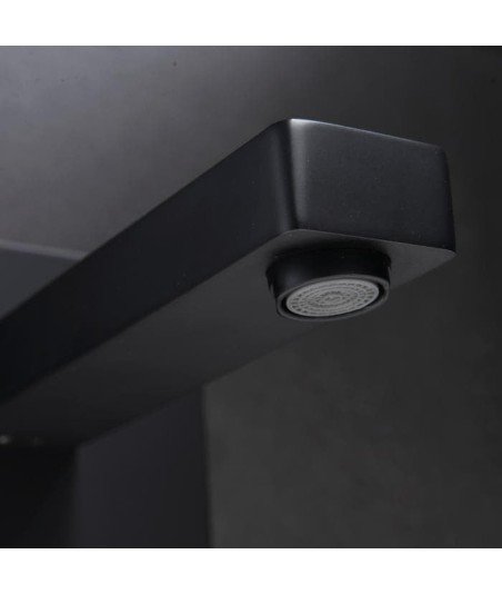 Grifo negro empotrado de lavabo Suiza IMEX