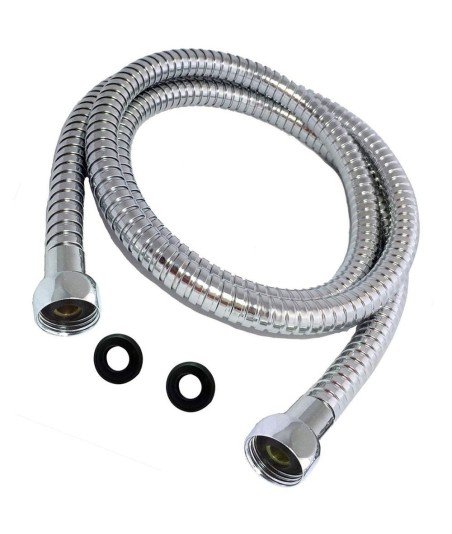 Flexo acero inoxidable 60 cm conexión columna