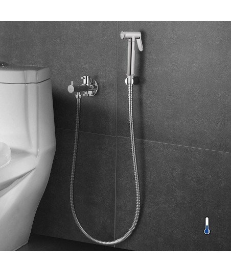 Grifo empotrado de WC sólo agua fría redonda