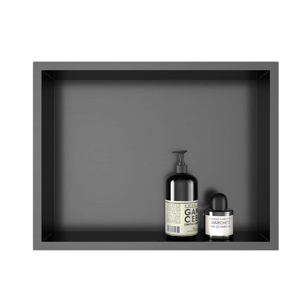Hornacina de ducha rectangular grafito