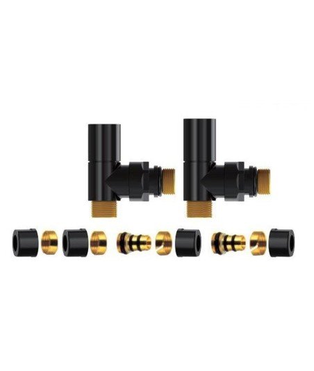 Llave para radiador secatoallas para cobre y multicapa negro