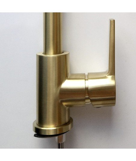 Grifo de cocina oro cepillado GOLDEN