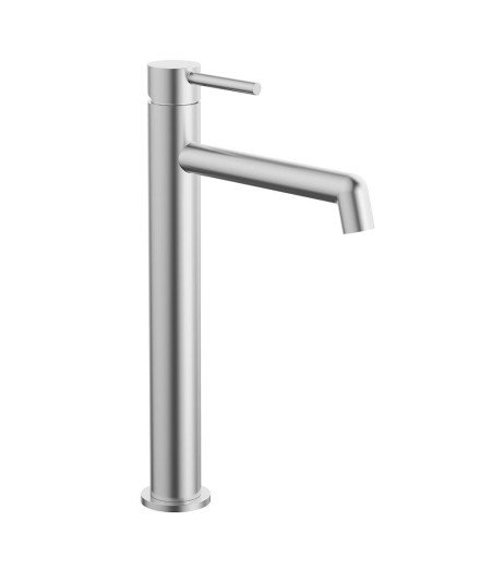 Grifo de caño alto Níquel cepillado OSLO