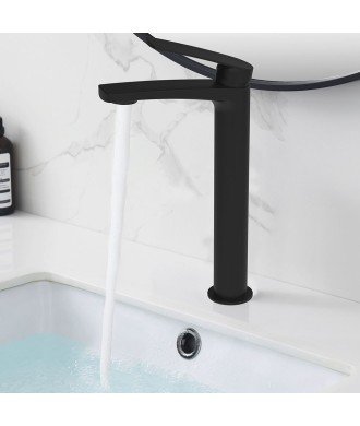 Grifo de caño alto negro DAKAR