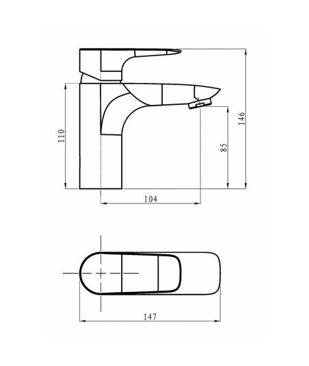 Grifo de lavabo NADAL