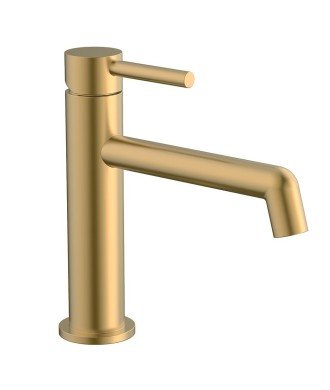 Grifo de lavabo oro cepillado OSLO