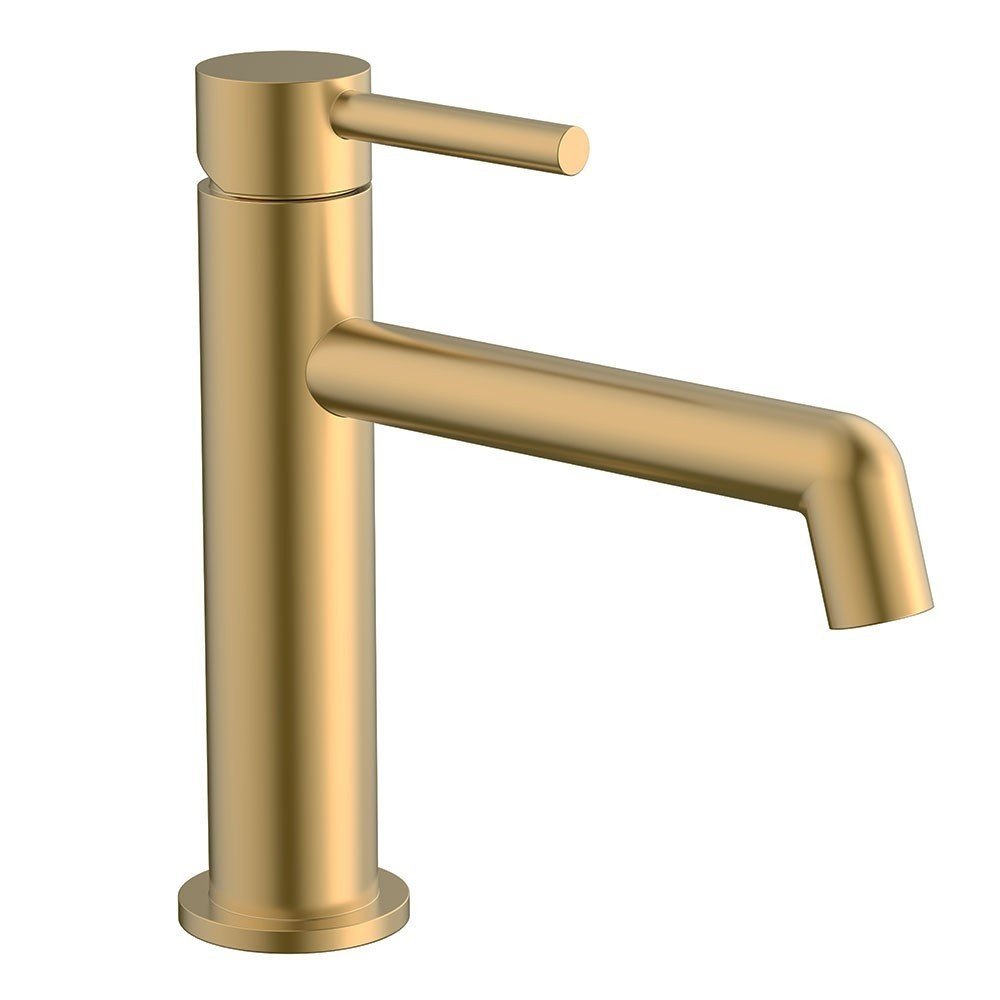 Grifo de lavabo oro cepillado OSLO