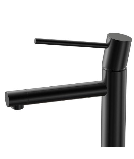 Grifo de lavabo negro ZUÑIGA