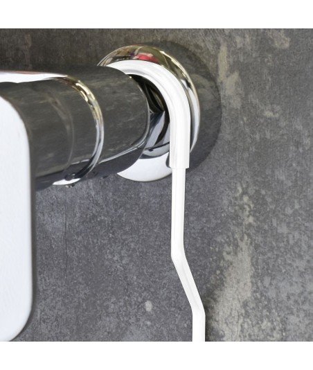 Cesta portagel de ducha colgar ECLIPSE blanco