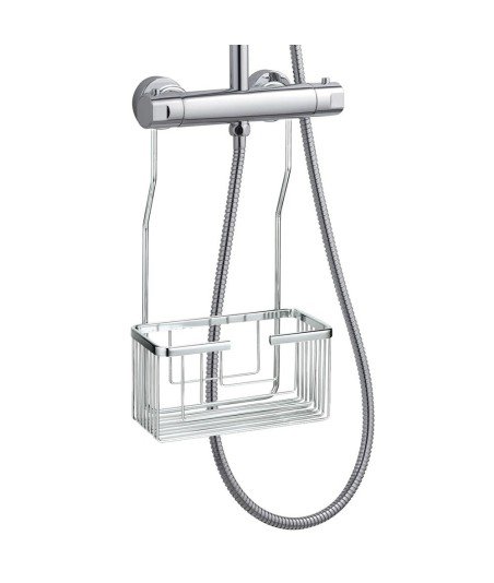 Cesta portagel de latón rectangular colgar ALBENIZ
