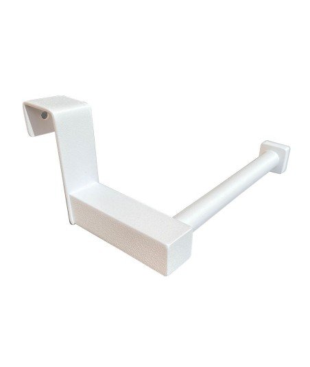 Portarrollos sin taladros blanco inoxidable