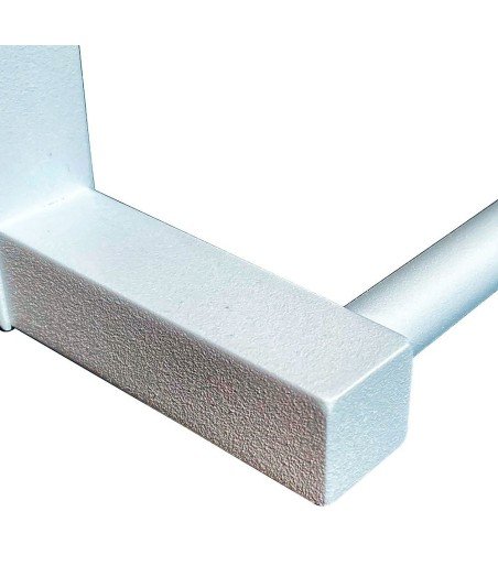 Portarrollos sin taladros blanco inoxidable
