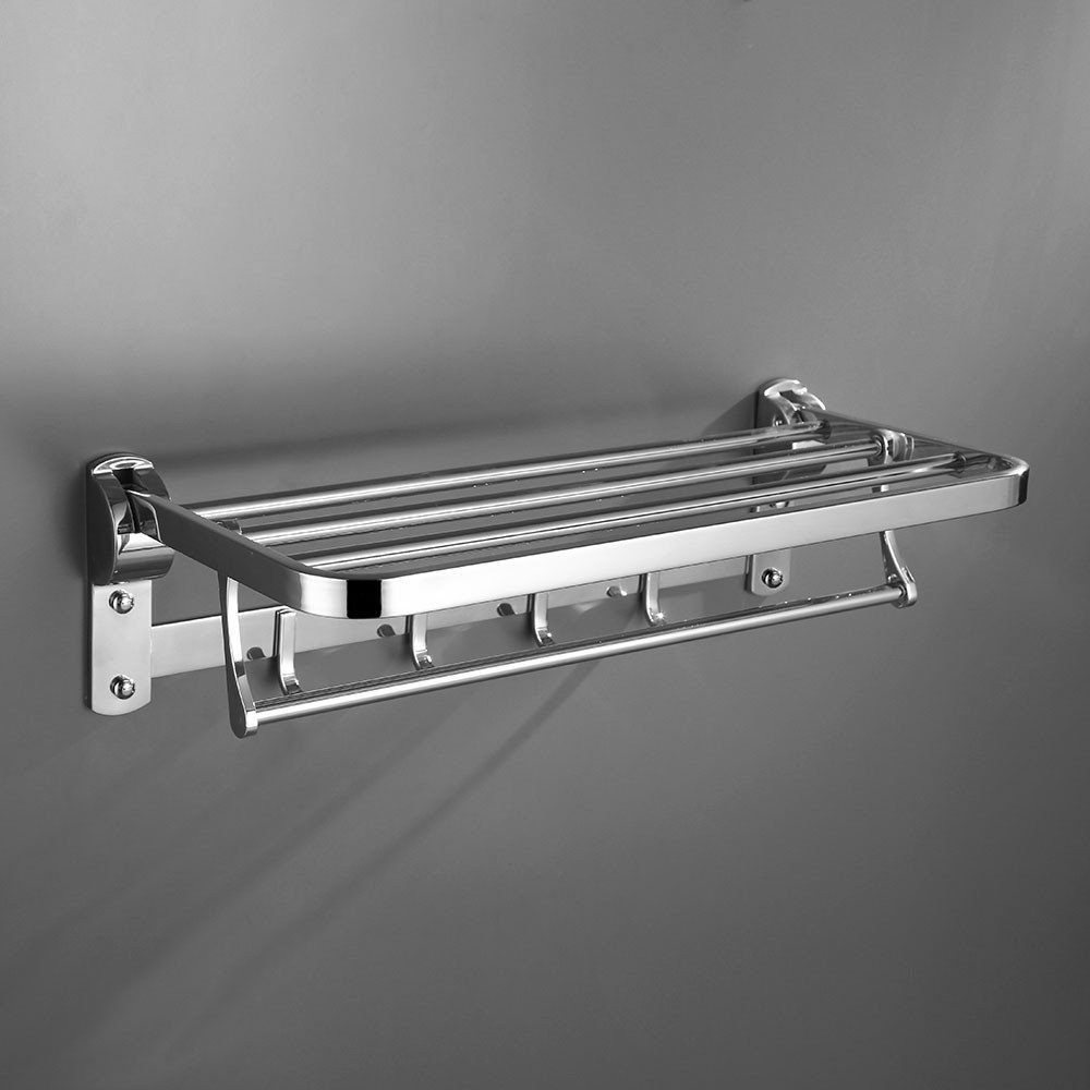 Soporte toallas abatible con Perchas