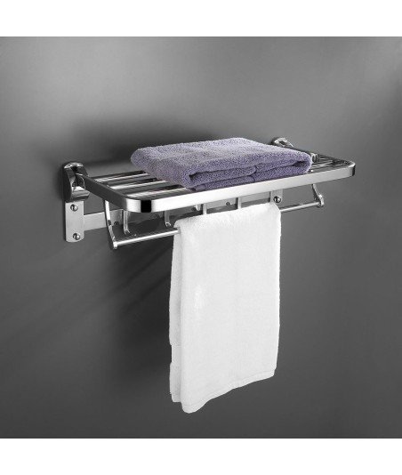 Soporte toallas abatible con Perchas
