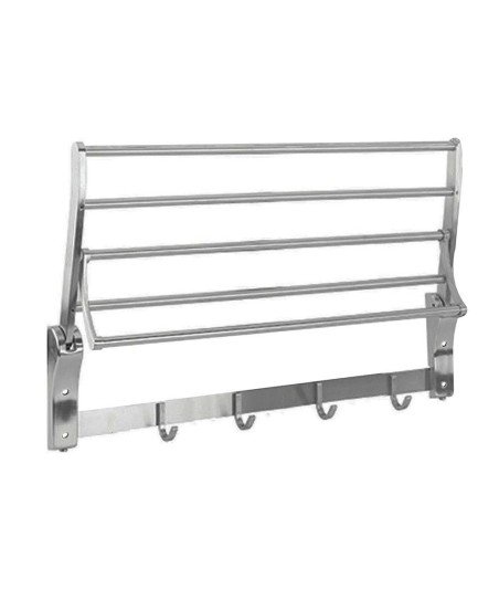 Soporte toallas abatible con Perchas