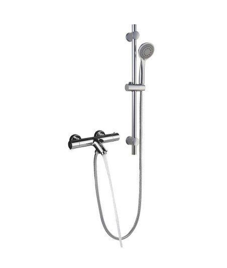 Grifo termostático de bañera con barra BRAVO