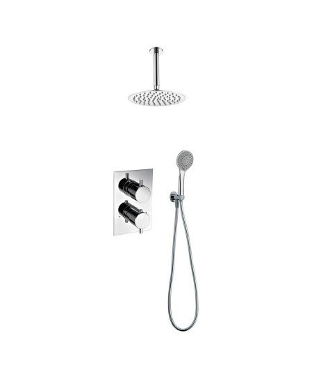 Ducha termostática empotrada techo PONCE
