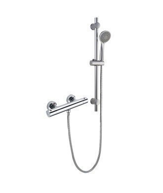 Grifo termostático de ducha ORTEGA con barra ducha