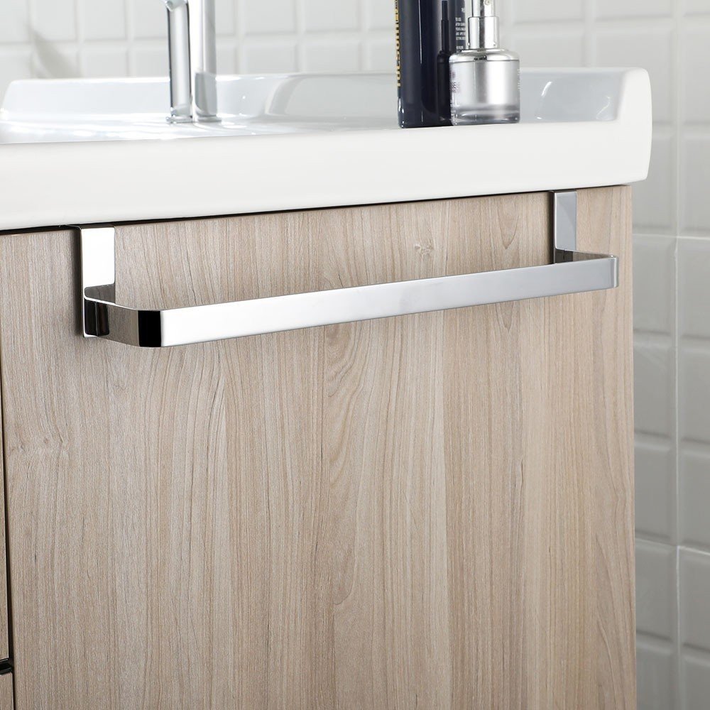 Toallero de mueble lateral sin taladros 29 cm