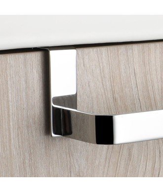 Toallero de mueble lateral sin taladros 29 cm