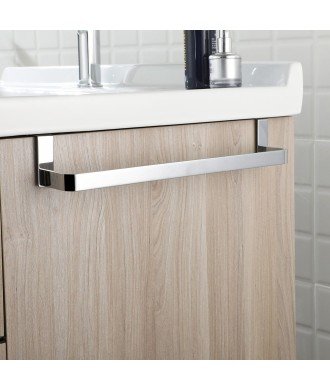 Toallero de mueble lateral sin taladros 36 cm