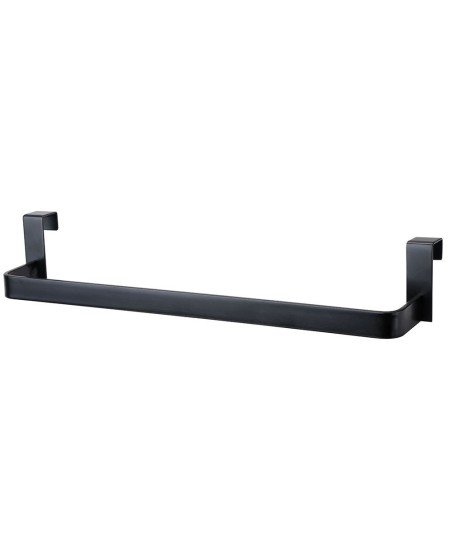 Toallero de mueble lateral sin taladros 36 cm negro