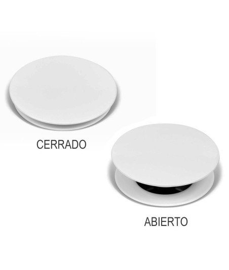 Válvula Clic Clac de desagüe blanco