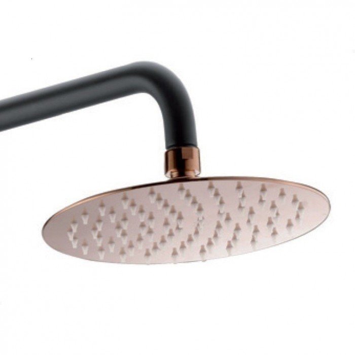 Cambio de rociador a diámetro 25 oro rosa brillo