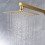 Cambio de rociador a 30 x 30 oro cepillado Cambio de rociador a 30 x 30 oro cepillado