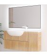 Espejo led negro Simba Bathdecor