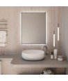 Espejo led negro Simba Bathdecor