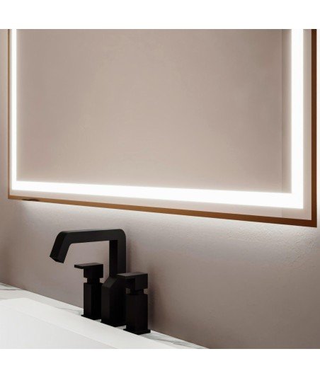 Espejo led oro Laura Bathdecor