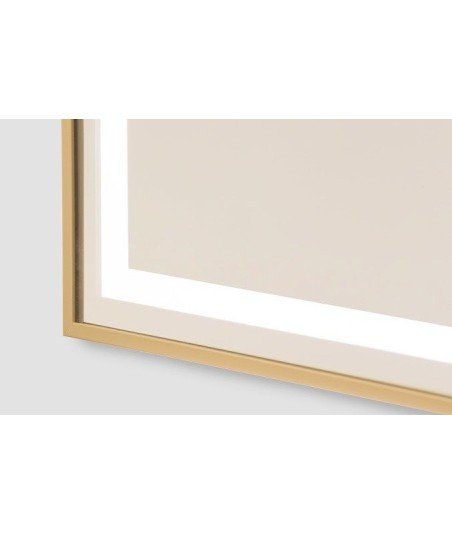 Espejo led oro Laura Bathdecor