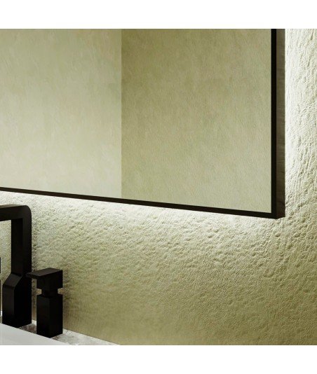Espejo led negro Eva Bathdecor