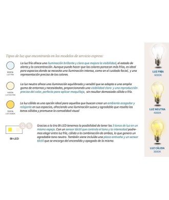 Espejo led Pine Bathdecor