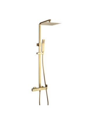 Columna de ducha oro cepillado inverter c IO