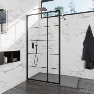 Mampara de ducha fija con...