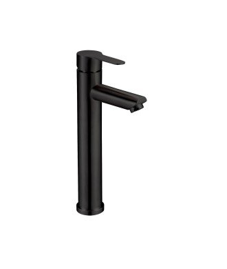 Grifo acero negro de caño alto Iony IO