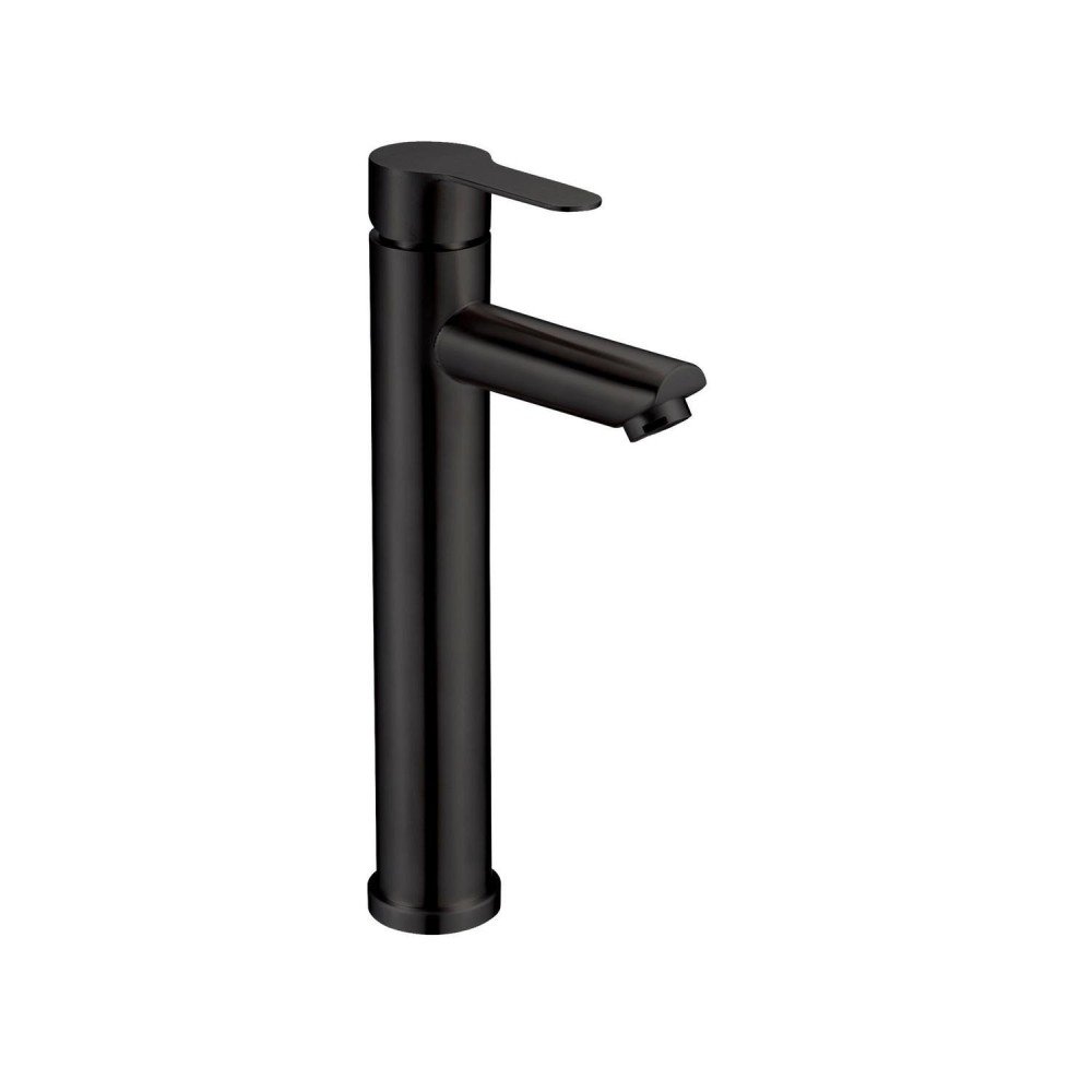 Grifo acero negro de caño alto Iony IO