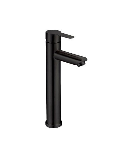 Grifo acero negro de caño alto Iony IO