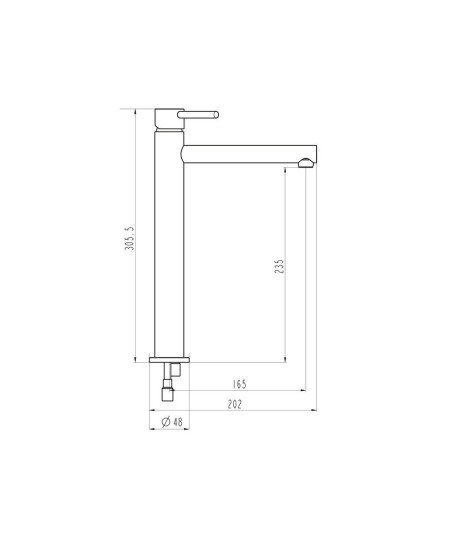Monomando de lavabo sirio IO - Ref.3170