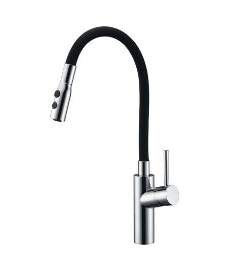Grifo con tubo flexible cocina Tokyo IMEX