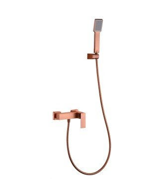 Grifería de ducha oro rosa cepillado Pisa imex